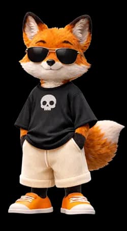 Paco fox mascot